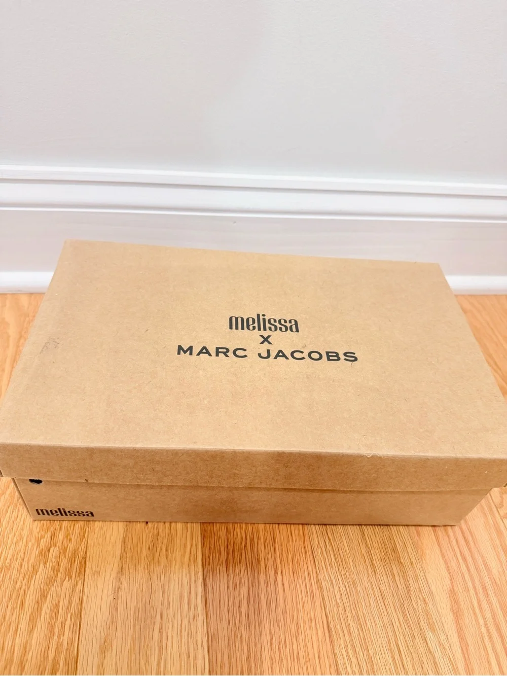 NWT Mellisa X Marc Jacobs silver platform size 7